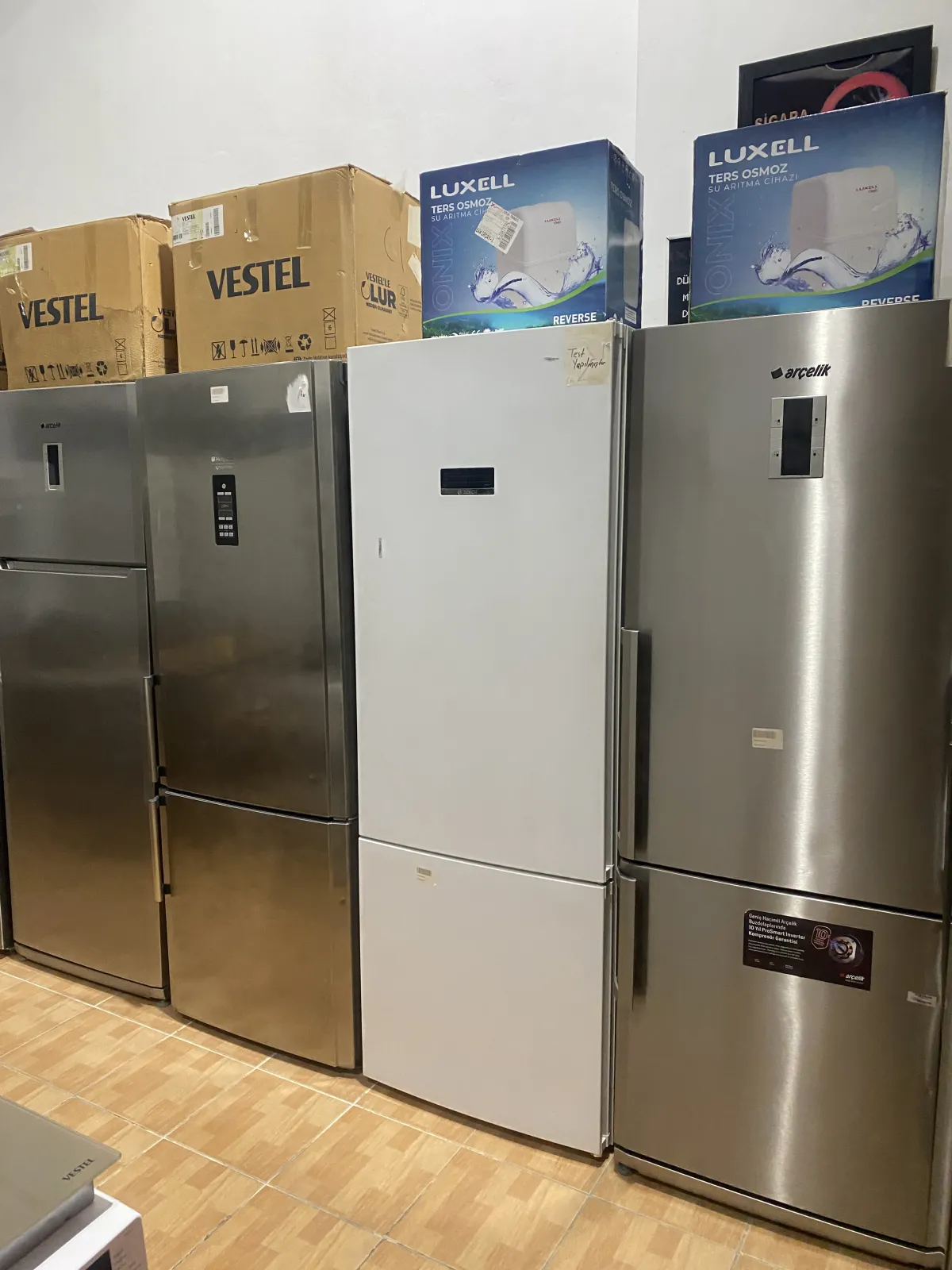 beyaz eşya mağazamız